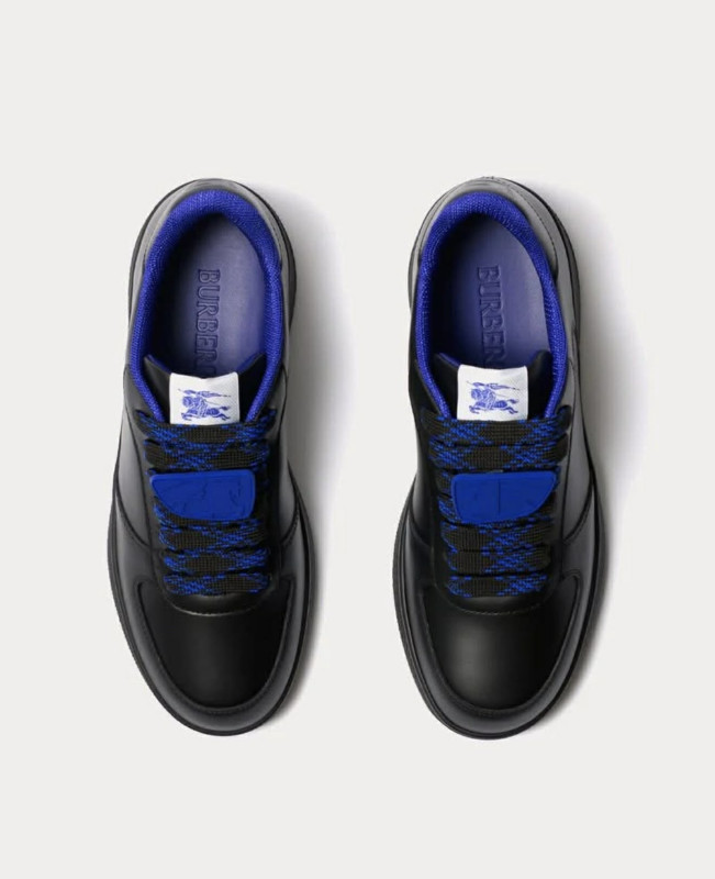 Burberry Black Leather Terrace Sneakers